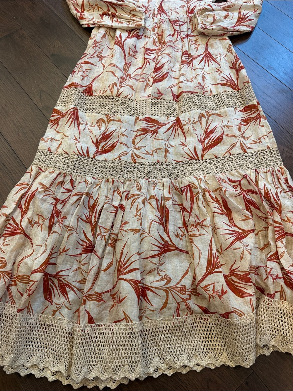 beatriz camacho West Dress in Red Paradise Size 2 NWT - C48-013 - Picture 11 of 12